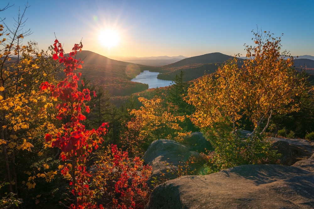 autumn morning in Killington, Vermont