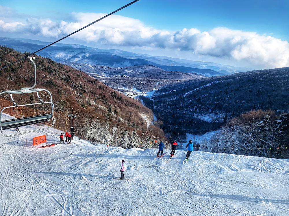 ski slope in Killington, VT